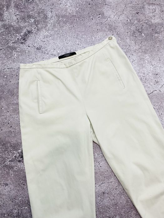 Женские белые айвори брюки штаны Max Mara M/L молочные