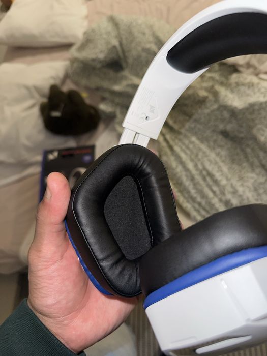 Auscultadores bluetooth NPLAY contact 2.0 com microfone branco