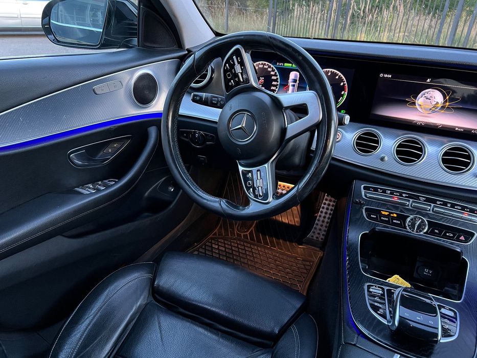 Mercedes-Benz Klasa E 300de 2.0D 9gtronic 350km 850nm pierwszy lakier bezwypadkowy
