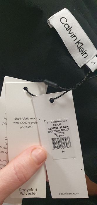 Bluzka na ramiączkach Calvin Klein nowa 36 oryginalna