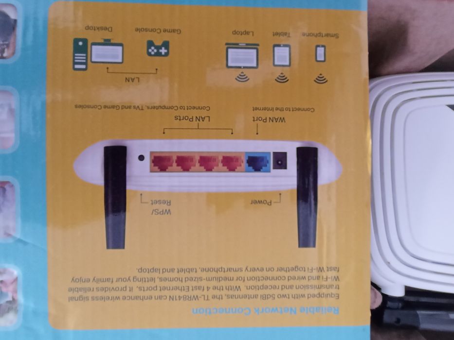 Router Wireless N TP-Lik- TL- WR841N	300 Mbps 	Como novo	20 euros