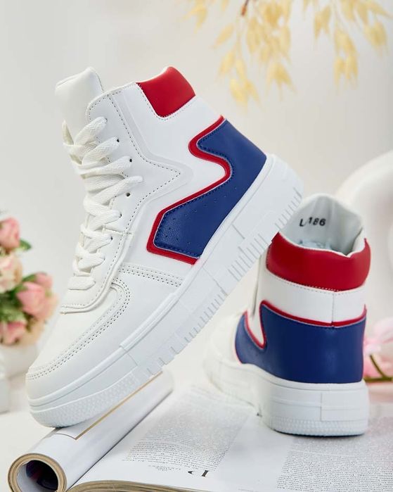 36 37 38 sneakersy 39 40 41 adidasy wysokie za kostkę na grubej podesz