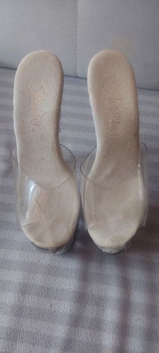 Laczki klapki sandałki szpilki Pleaser pole dance