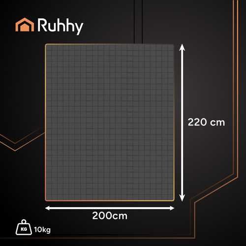 Обтяжена Сенсорна Ковдра Ruhhy Двостороння Двоспальна 200x220 см 10 кг