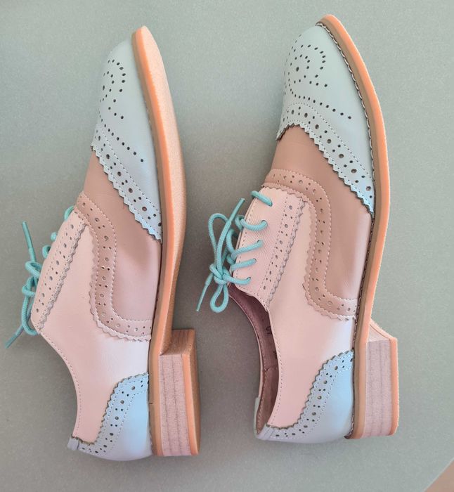 Sapatos Oxford mulher Mocassins verão Senhora pele natural Novos t.39