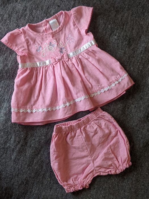 Плаття шортики лляні набір 3-6 міс