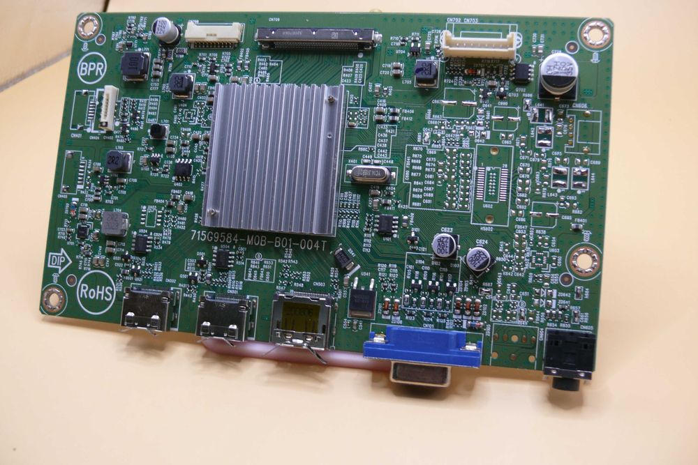 Placa principal com a referência 715G9584-MOB-B01-004T.
