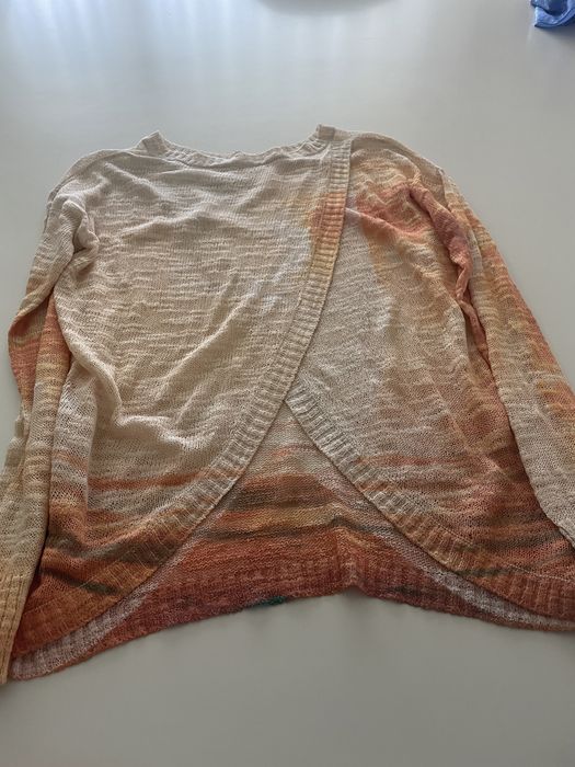 Blusa tie-dye muito gira costas com abertura. Salsa tamanho S. Nova