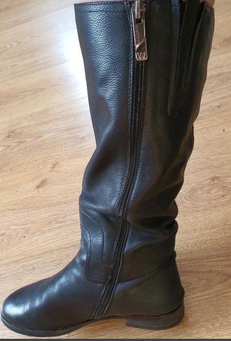 Сапоги из натуральной кожи