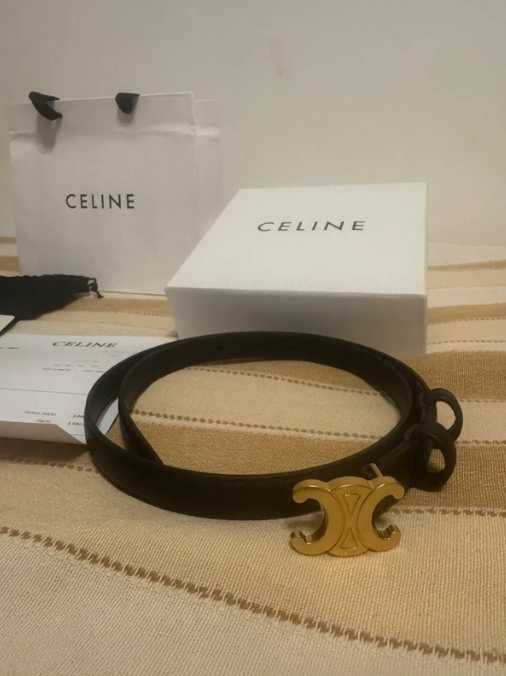 Cinto celine 75cm marrom