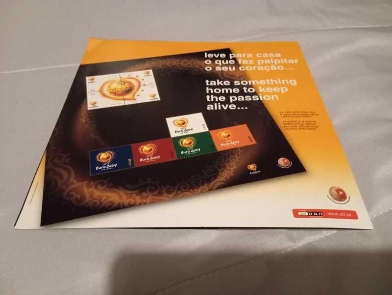 Coleção selos Portugal - Euro 2004