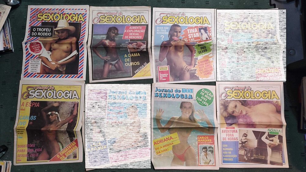 Lote 30 Jornais Jornal de Sexologia - Anos 80