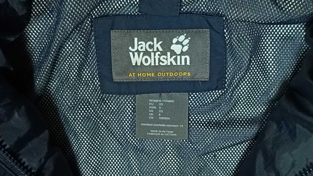 Damska kurtka 3w1 JACK WOLFSKIN TEXAPORE r.XS stan bardzo dobry