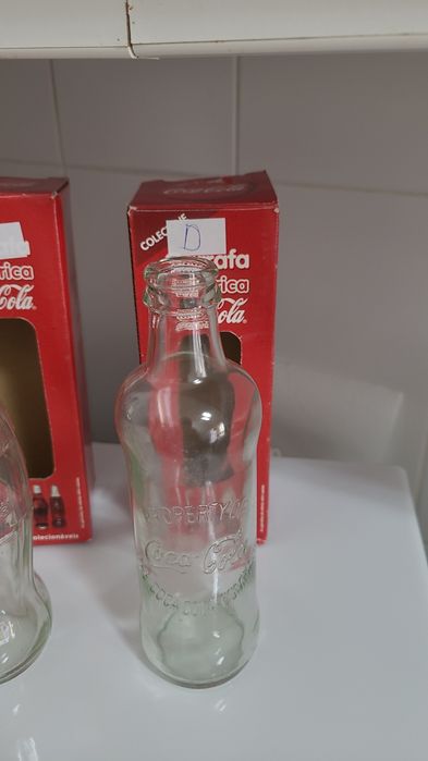 Garrafas Coca-Cola- Coleção de 4 garrafas