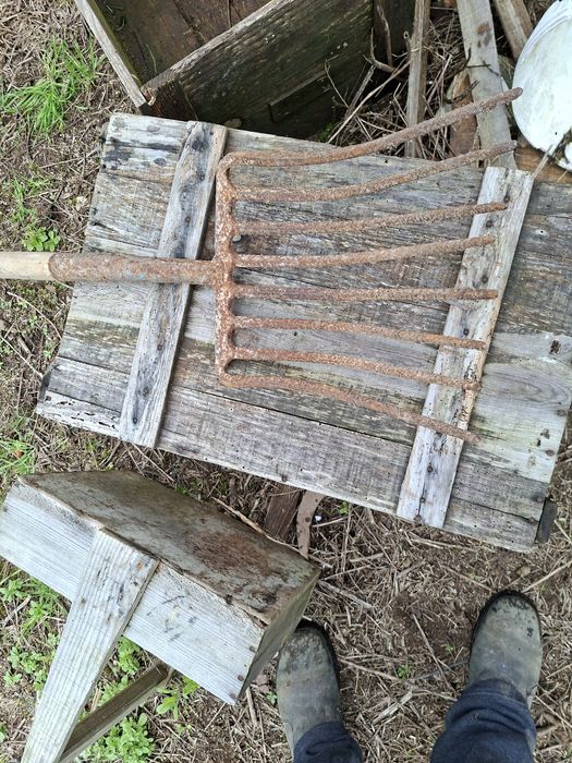 Forquilha para pedra - construção
