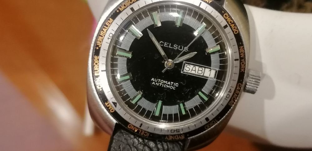 Relógio antigo automático celsus mergulho  (novo)