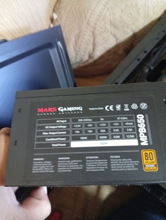 Fonte Alimentação Avariada - ATX Mars Gaming