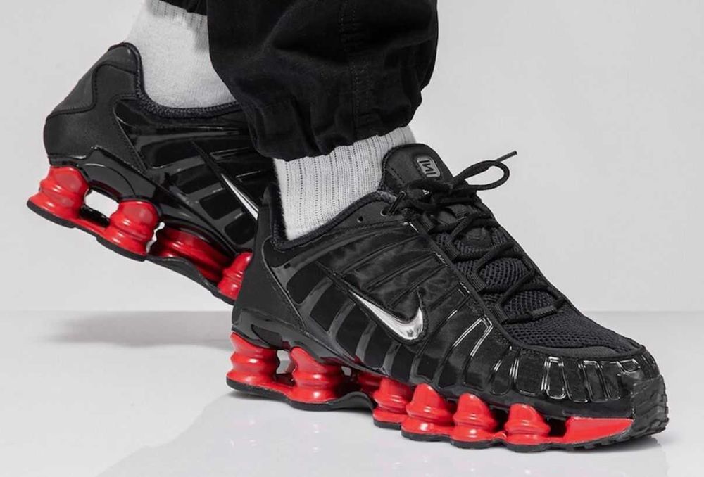Nike air max Shox TL nowe buty sportowe czarne czerwone