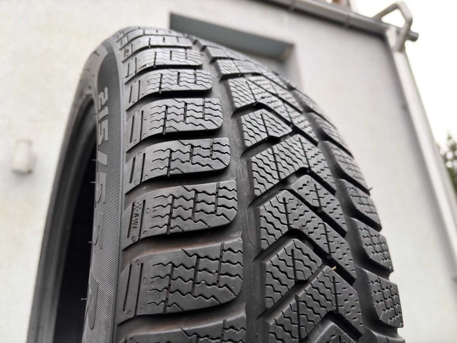 x4 zima 215/55R18 Pirelli 7mm 2025r! Poleasingowe zdjęte z felg  ZN333