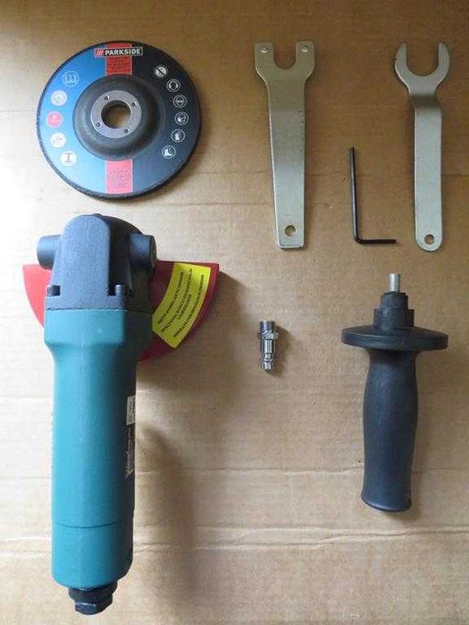 Rebarbadora angular 125mm a ar comprimido Parkside NOVA/ESTREAR!