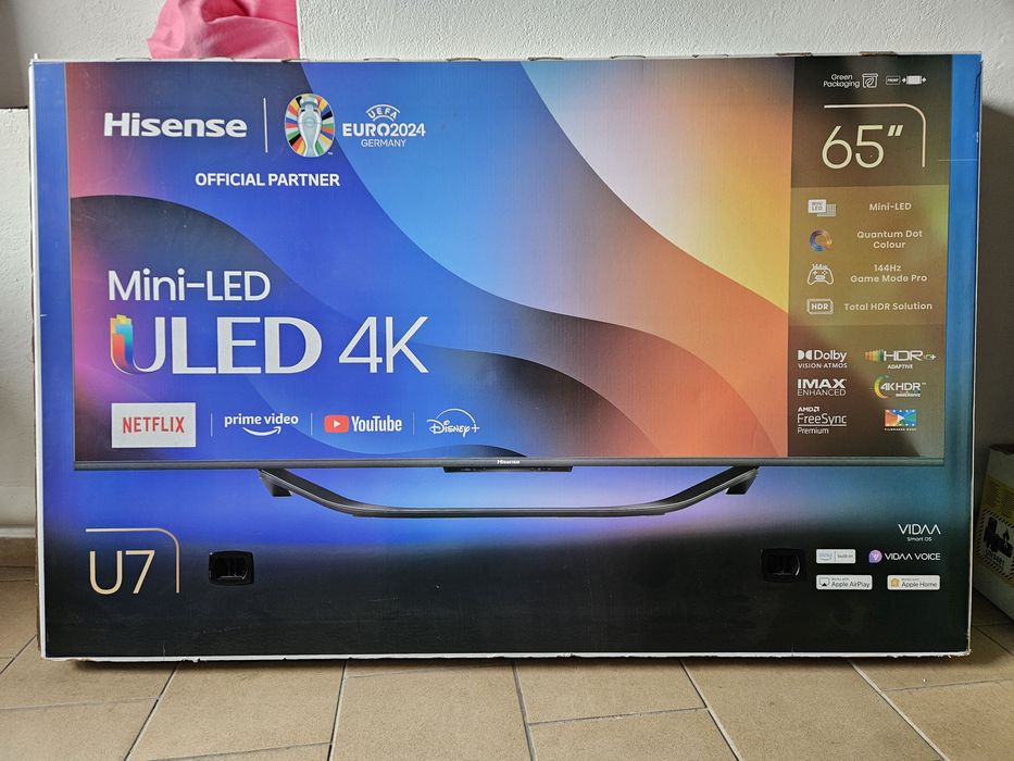 Telewizor HISENSE 65U7KQ MiniLED