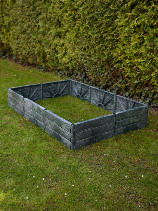 Grządka ogrodowa podwyższona –150x100 lub 200x50, wys. 25 cm, EKO, GN4