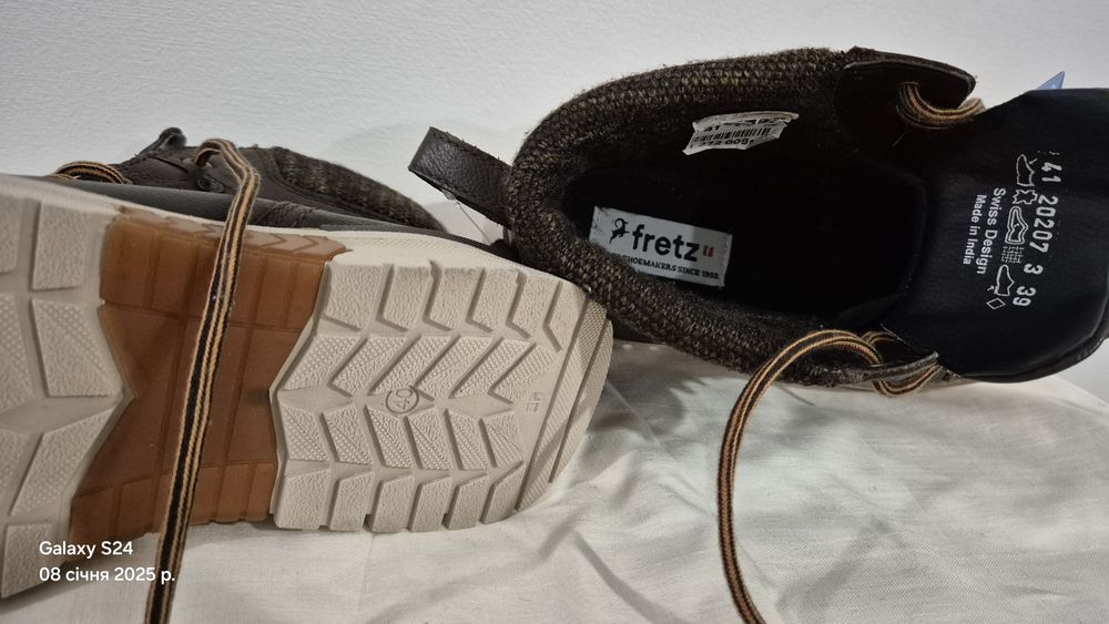 Черевики  утеплені , чоловічі  Gore-tex. Розпаровка.