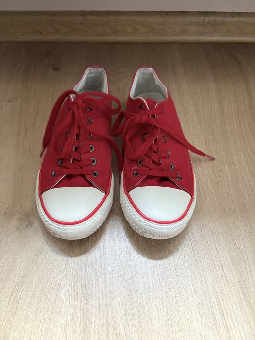 Trampki Big Star 41 /28cm wkł. czerwone damskie tenisówki materiałowe