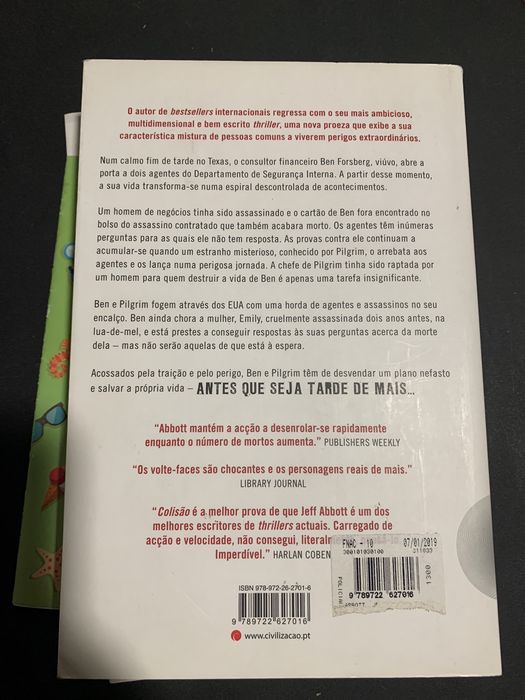 Colisão, de Jeff Abbott