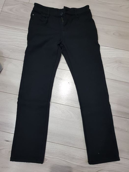 Чорні джинси на флісі