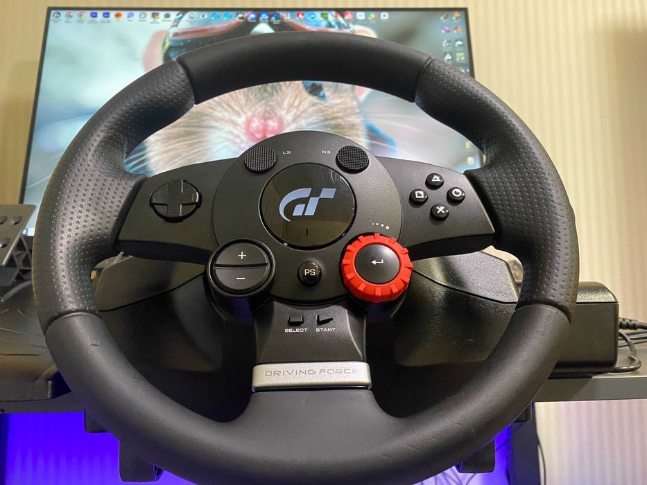 Logitech Driving Force GT | Ігрове кермо | 900 градусів