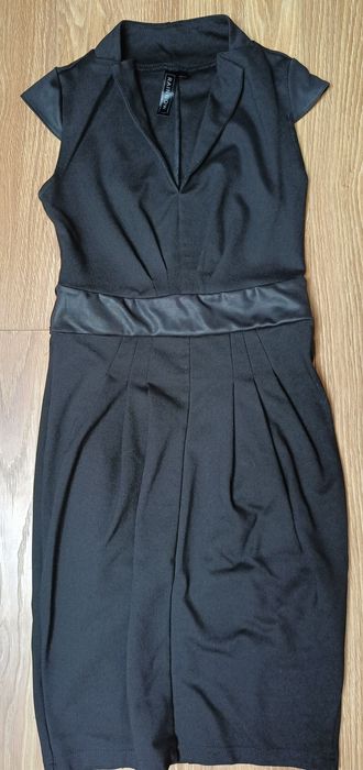 Czarna elegancka sukienka Rainbow Bonprix