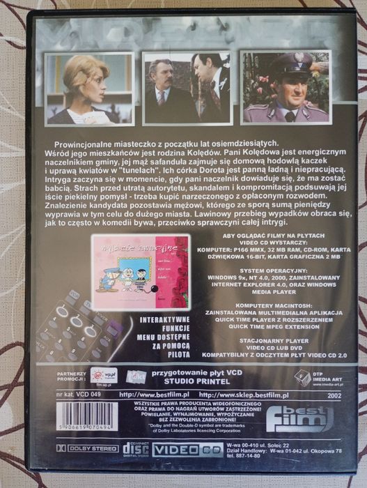 Film VCD Wyjście awaryjne komedia polska