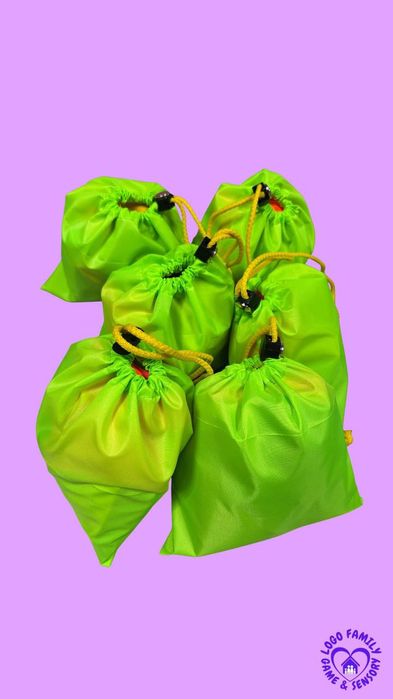 Сенсорні мішечки, набір з 8шт