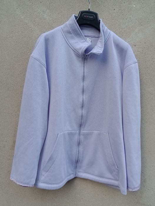 Bluza damska liliowa bawełna