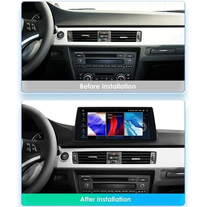 Montaż car audio Android kamery cofania