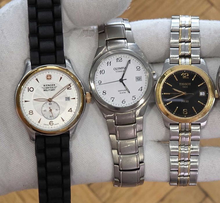 Чоловічий годинник часы Olympia Titanium Sapphire 38mm