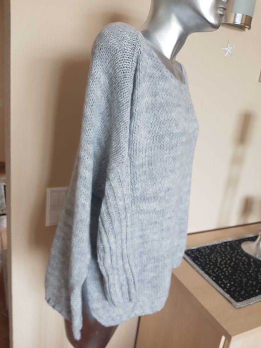 SWETER szary UNI ok L 40