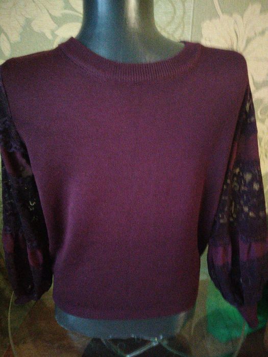 Бордовый реглан размер М