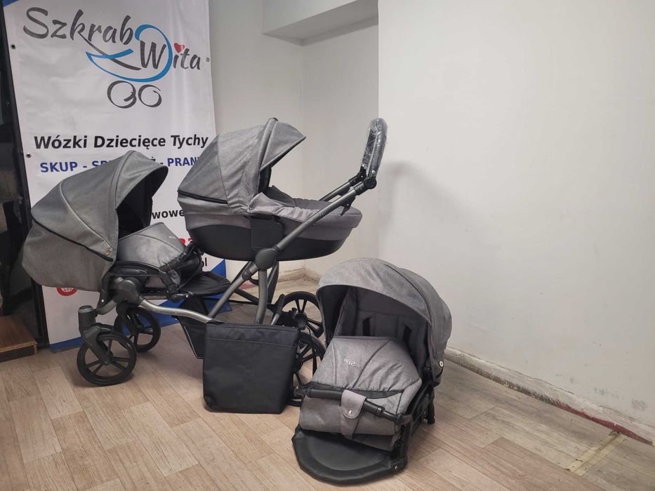 Szkrabwita.pl Bebetto 42 rok po roku gondola dwie spacerówki gwarancja