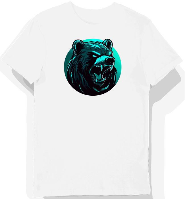 Koszulka męska biała z motywem drużyny Virtus Pro L