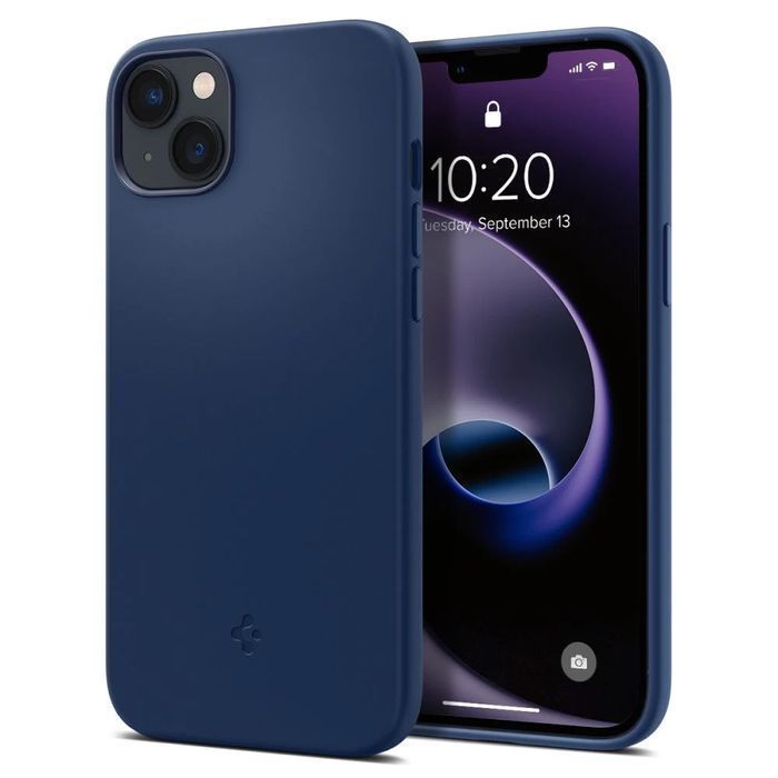Etui Spigen Silicone Fit Mag MagSafe do Apple iPhone 14 Plus Navy Blue