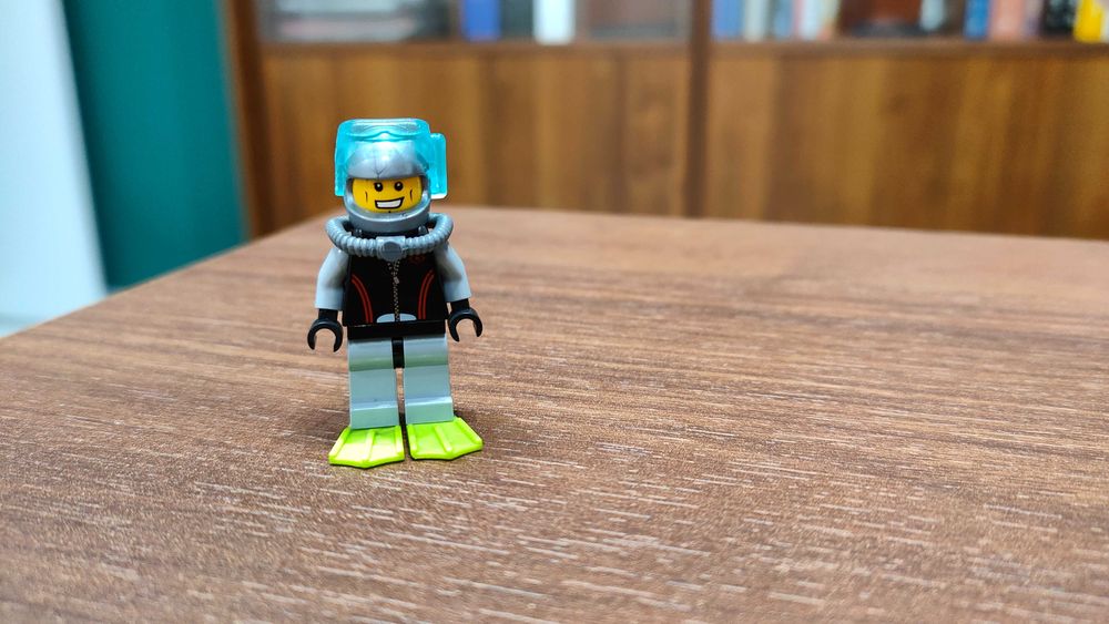 LEGO City Nurek - cty0257 (Diver - Wide Grin)