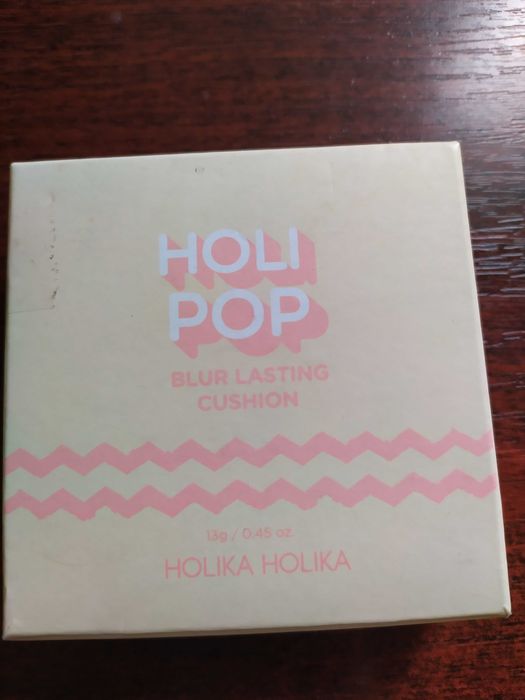 Кушон для лица Holika Holika Holi Pop Blur Lasting Cushion 02 Pink Blur SPF50+