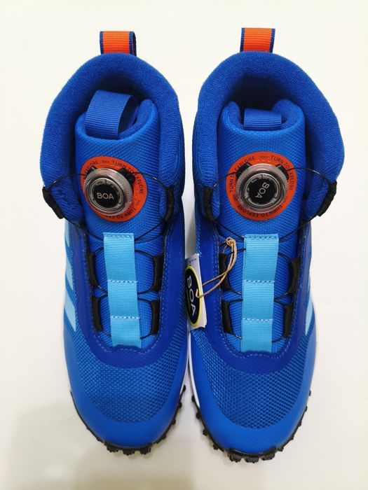 Дитячі сині хайтопи кросівки черевики Adidas 38