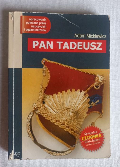 Pan Tadeusz Adam Mickiewicz lektura z opracowaniem Wydawnictwo Greg
