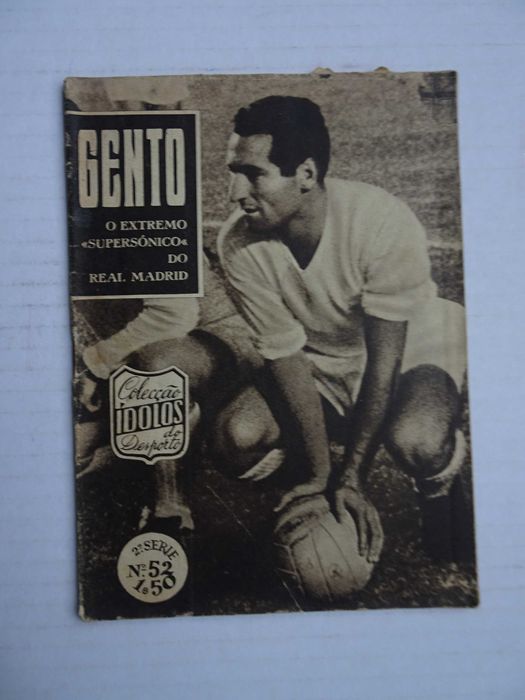 Revista Ídolos do Desporto nº 52 - Gento - Real Madrid