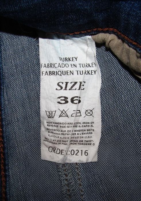 Темно-сині джинси