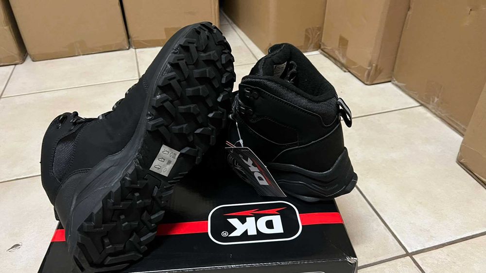 Zimowe Obuwie Męskie Czarne Nr 41