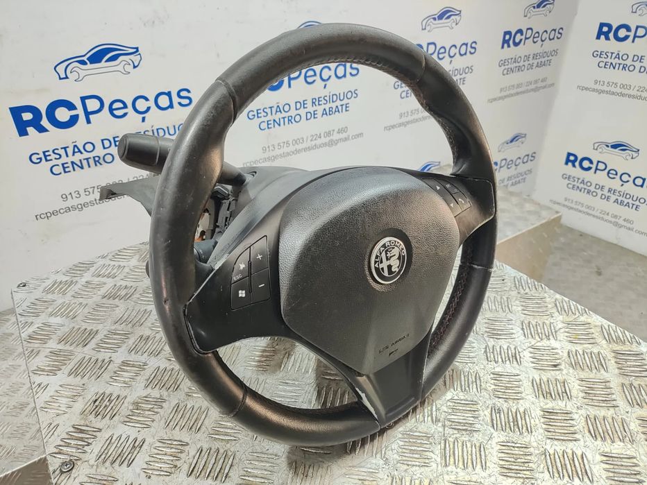 Volante Guiador em Pele Comando Multifunções Alfa Romeo 940 Original